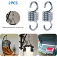 thumbnail image 2 of 2 piezas de resorte resistente para silla de hamaca, resorte para porche, resortes para columpio, gancho de suspensión, resorte de extensión para hamaca, bolsa de boxeo, colgante, 2 of 5