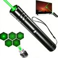 thumbnail image 1 of Puntero láser recargable USB QUEOPFU con haz verde, 1 of 4