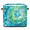 Multicolor 4, variant on CURLYOOT 13 x 13 Inch Cube Storage Bin, Tie Dye Color Green Fabric Storage Cube Baskets, Closet Shelves Foldable Bins with Leather Handles for Home Organizer