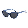 thumbnail image 4 of Gafas de Sol VIVIENFANG Retro Polarizadas Ojo de Gato Azul Marino VF2219D, 4 of 7