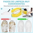 thumbnail image 4 of 2 Piezas Bolsa de Lavado de Zapatos, Bolsa para Lavar Tenis en Lavadora, Bolsas para Zapatos Reutilizable con 2 Arbol de Hormas para Zapatos Ajustable, para Zapatos de Gimnasio, Tenis (Amarillo), 4 of 7