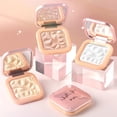 thumbnail image 2 of Highlighter Contouring Palette Waterproof Multifunctional Monochrome Natural Universal Daily Makeup Accessory Delicate Facial Highlighter Glitter Contouring Palette for Girl, 2 of 8