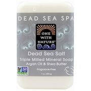 One With Nature Dead Sea Minerals Dead Sea Salt Soap 7 oz