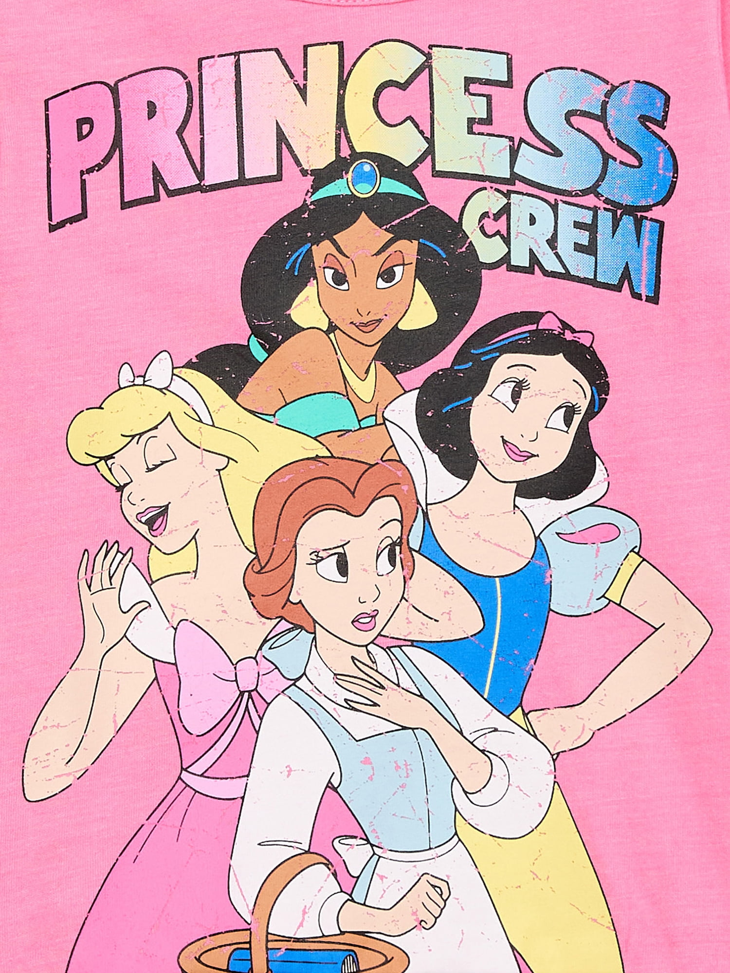 Disney Princess Toddler Girl Long Sleeve Drop Waist Graphic Dress, Sizes 12M-5T