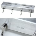 thumbnail image 6 of Toyvian Cutlery Rack Storage Rack Stainless Steel Wall Mountable Families Kitchen Use 1Pcs, 6 of 8