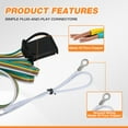 thumbnail image 5 of 4-Pin Trailer Wiring Harness for Toyota Sienna SE 2015-2020,Toyota Sienna 2011-2014, 5 of 7