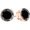 Rose Gold, variant on 1/2 to 10 Carat Bezel Push Back Black Diamond Stud Earrings For Women Platinum 0.5 Carat