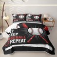 thumbnail image 2 of Erosebridal Kids Baseball Sport Twin Quilt Set,Boys Ball Games Theme Twin Coverlet Set,2pcs, 2 of 7