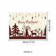 thumbnail image 3 of Christmas Tablecloth, Waterproof Stain Resistant Holiday Dining Table Cover, Heat-Proof Fabric with Festive Design for Family Gatherings, Parties, Kitchen Décor, 3 of 4