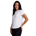 thumbnail image 2 of RBX Active Women's Quick Dry Short Sleeve Workout Top with Mesh Panels, 2 of 5
