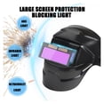 thumbnail image 3 of Welding Helmet Welder Mask Chameleon Large View True Color Solar Power Auto Darkening Welding Mask For Arc Weld Grind Cut ,Precision Temperature Control, 3 of 7