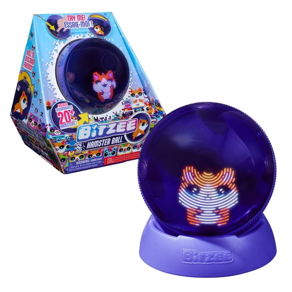 Bitzee, Hamster Ball Interactive Digital Pet, over 20 Characters, Reacts to Touch & Rolls