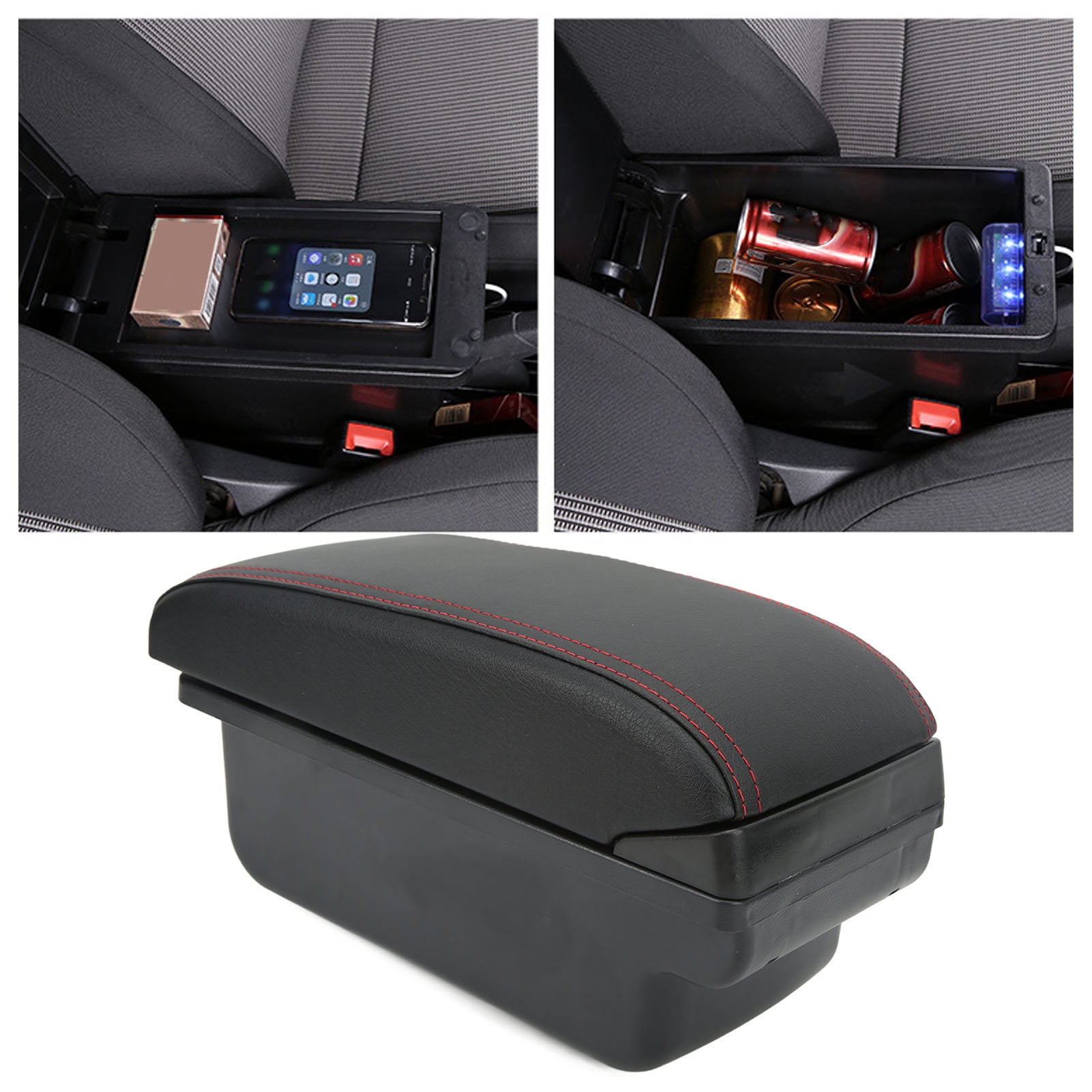 Car Armrest Box Perfect Match Center Console Armrest Box Complete For Vehicle Walmart