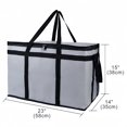 thumbnail image 2 of BKSDUEH Insulated Food Delivery Bag for Hot and Cold Meal, Grocery Tote Insulation Bag for Catering, Pizza Warme（Gray）, 2 of 6
