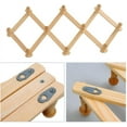 thumbnail image 3 of LANMOK 10 Pegs Wooden Hook Wall Mounted Expandable Wood Wall Rack Folding hanger Coat Rack Hat Closet Hook for Hallway Bathroom Living Room Kitchen, 3 of 6