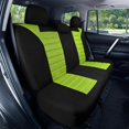 thumbnail image 4 of FH Group Car Seat Covers Full Set Green 3D Air Mesh - Universal Fit, Automotive Seat Covers, Airbag Compatible, Split Bench Rear Seat, Washable Car Seat Cover for SUV, Sedan, 4 of 8