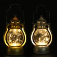 thumbnail image 3 of Miangastore 2 Pcs Retro Style Handheld Lantern Decorative Lantern Lamp Creative Lamp, 3 of 8