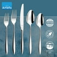 thumbnail image 3 of Amefa Ariane 20-Piece, 18/0 Stainless Steel Flatware Set, Silver, 3 of 7