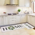 thumbnail image 6 of Non-Skid Kitchen Mat, 2 Set Washable Kitchen Rugs Floor Mats for Home Farmhouse Office, Durable Hallway Laundry Runner Rug Sink Area Rug (18"x29"+18"x47")-Home Design, 6 of 6