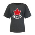 thumbnail image 4 of YDLCAFD T-Shirt Femme Mode Décontracté Uni Mignon Imprimé Col Rond Manches Courtes T-Shirt Haut, 4 of 6