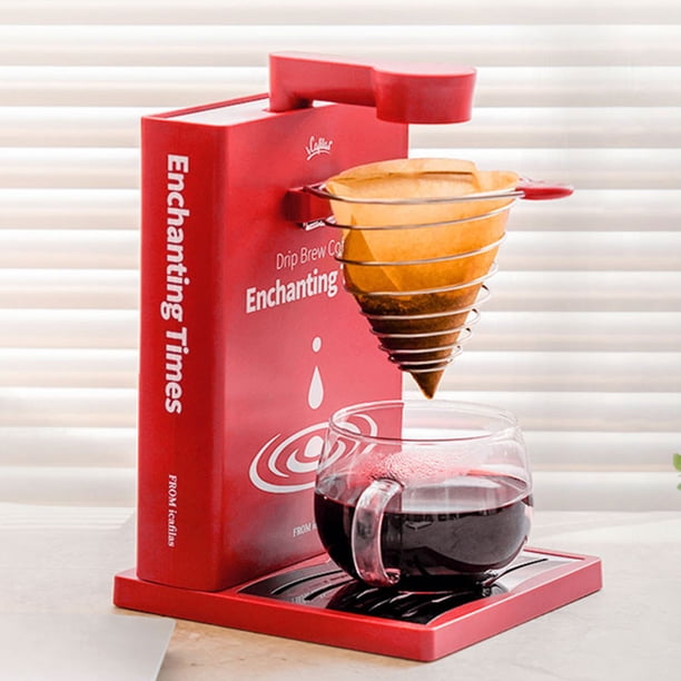 Cafetera automática con papel de filtro desmontable creativa para acampar y conducir Likrtyny Para estrenar