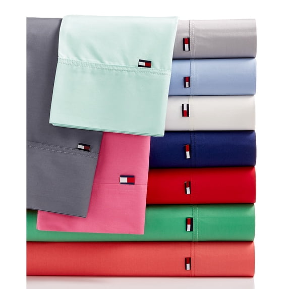 Tommy Hilfiger Signature 200 Thread Count Solid Sheet Set