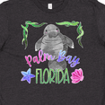 thumbnail image 4 of Inktastic Palm Bay Florida Cute Swimming Manatee Youth T-Shirt, 4 of 5