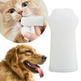 thumbnail image 1 of Pet Care Finger Toothbrush Soft Easy Use Teeth Cleaning Tool Plaque Remover Grooming Supplies for Small Medium Large Dogs Cats, 1 of 5