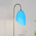 thumbnail image 1 of GOOHOCHY Plastic Horseshoe Lampshade Blue Decorate Room 1Set, 1 of 8