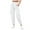 White, variant on Womens Jogger Pants with Multi Pockets Cotton Fleece Drawstring Elastic Waist Cinch Bottom Cargo Sweatpants Loose (XL, Gray)