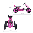 thumbnail image 2 of Go Kart De Niños Dodo Kids Rayo Pedales Con Mejor Tracción Rosa, 2 of 8