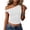 34# White, variant on Womens Off Shoulder Tops Sleeveless Going Out Crop Tank Tops Slim Fitted Shirts Summer Y2K Cute Tops,Hot Pink,XL