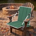 thumbnail image 4 of ARDEN Heated Outdoor Seat Cushion – Portable Heated Chair Pad for Adirondack Chairs, Camp Chairs & Patio Seating – Foldable, Adjustable Back Support, Carrying Strap Heated Stadium Seat Green/White, 4 of 16