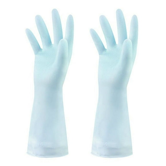 Rubber Thin PVC Waterproof Gloves Kitchen Dish Washing Laundry Long cleaning Clothes Cleaning Gloves Home Supplies