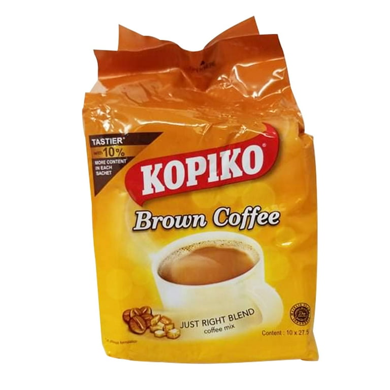 Kopiko - Instant 3 in 1 Brown Coffee Mix - 10 Sachet / Packet Bag - 30 –  Sukli - Filipino Grocery Online USA