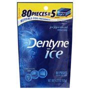 Dentyne Ice Peppermint Sugar Free Gum, 80 count, 4.23 oz