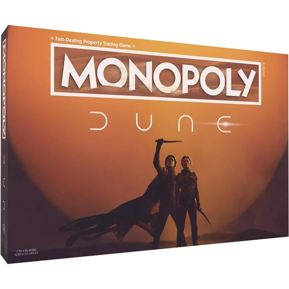USAopoly Monopoly Dune Edition Board Games, Plastic, 2 in