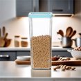 thumbnail image 6 of Tall Airtight Food Storage Container with Lids, Plastic Pantry Canisters Set of 5, Leakproof & Bpa-free for Flour, Cereal, Rice, Pasta, Clear Kitchen Organization for Countertop & Cabinet, 6 of 6