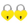thumbnail image 2 of Haofy Key Lock,2 Sets Heart Lock Metal Colorful Exquisite Household Craft Supplies With Keys 30x39mm,Heart Lock, 2 of 8