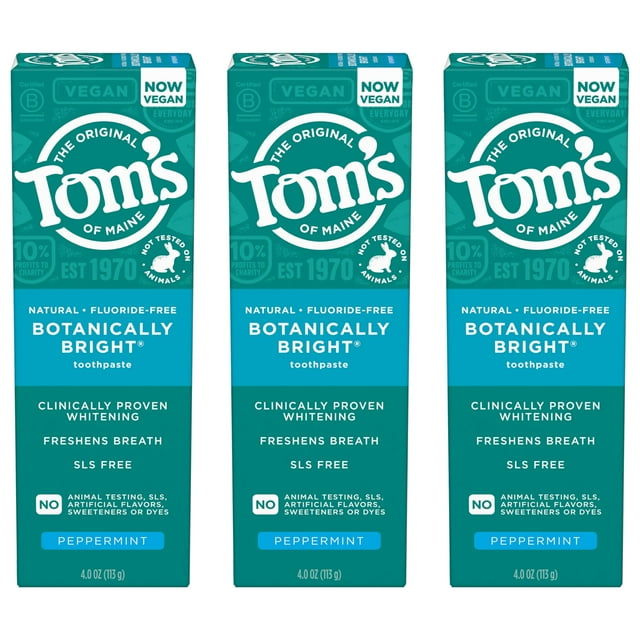 Pasta de dientes Tom's of Maine Botanically Bright Whitening 120 ml
