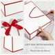 thumbnail image 4 of Bolsas de Regalo Silkfly 12 Pzs Blanco y Rojo 30x25x10 cm con Lazo, 4 of 7