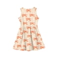 thumbnail image 5 of Grblisyd Girls Summer Dress Coquette Bow Print Ruched Casual Sleeveless A Line Dress Crew Neck Swing Twirly Sundress Kids Cute Sun Dress 4-8T, 5 of 5