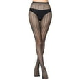 thumbnail image 2 of Penkiiy Fishnet Stockings pour Femmes Femmes Pantalons Aguichant Leggings en Maille Transparente Grande Taille Bas Résille Résille Collants Noirs, 2 of 5