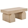 thumbnail image 4 of Safavieh Okashu Glam Ash Veneer Coffee Table, Bleached White, 4 of 10