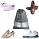 thumbnail image 5 of 10 Bolsas para zapatos Juego de bolsas para zapatos de lana impermeables a prueba de polvo con ventana de visualización y cordón para zapatos/zapatillas de deporte/botas/sandalias/zapatos de niños, 5 of 5