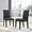 Black, variant on Modway Duchess Dining Chair Vinyl Set of 2