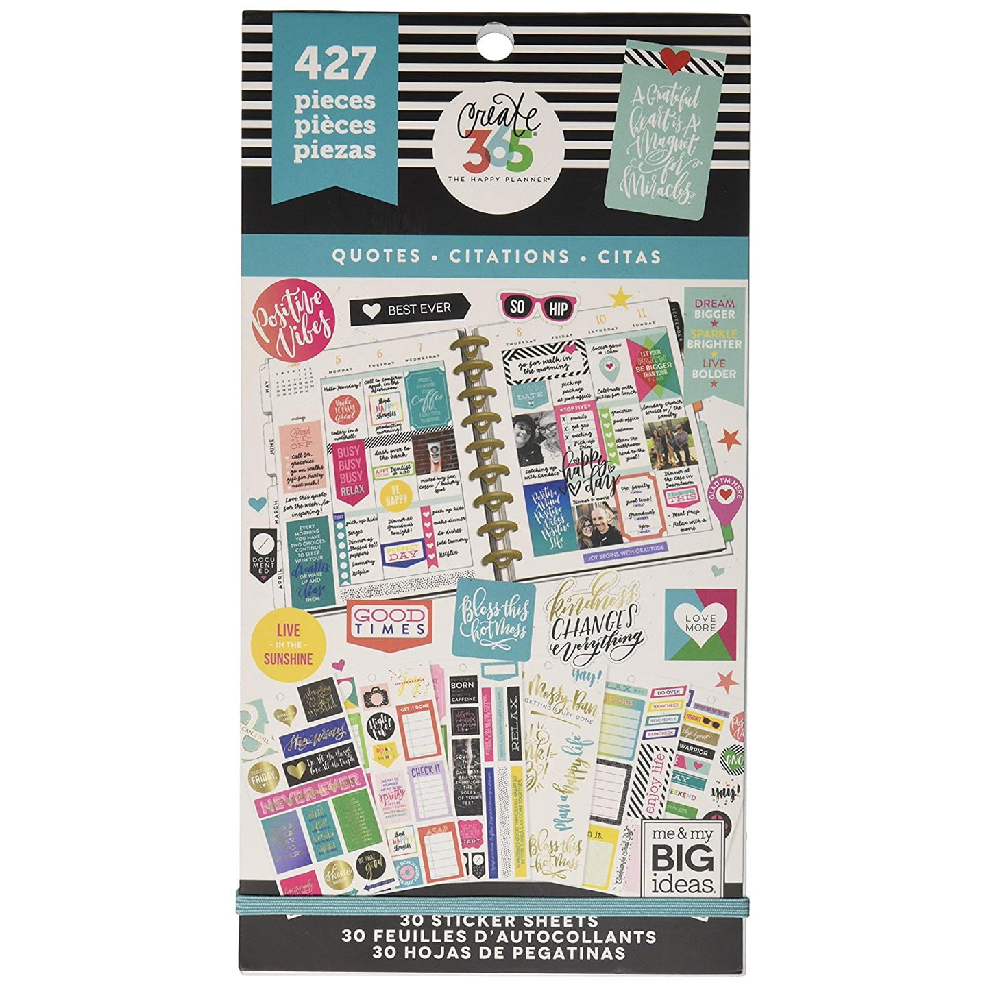 MAMBI Create 365 The Happy Planner Stickers Good Food 5 Sheets for sale online 