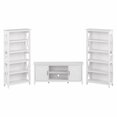 thumbnail image 1 of Key West TV Stand for 70 Inch TV w/ Bookcases in White Oak - Engineered Wood, 1 of 7