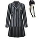 thumbnail image 2 of Conjunto de disfraz de Cosplay de Wednesday Addams, uniforme escolar de la Academia Nevermore, disfraz de fiesta de Carnaval de Halloween para adultos y niños Wyelv, 2 of 4