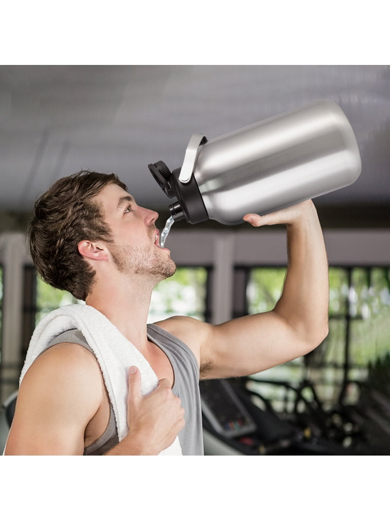 Hawsaiy 128oz Insulated Stainless Steel Water Bottle with Wide